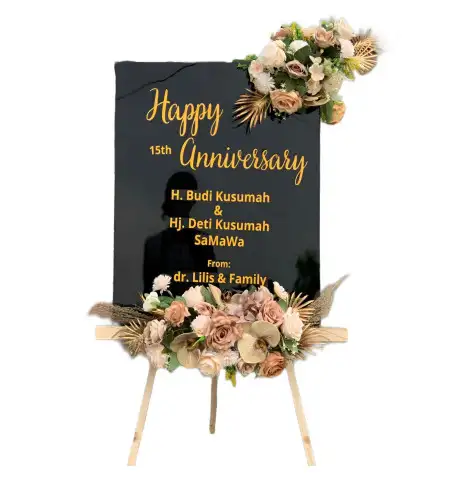 Papan Bunga Akrilik Nglandung