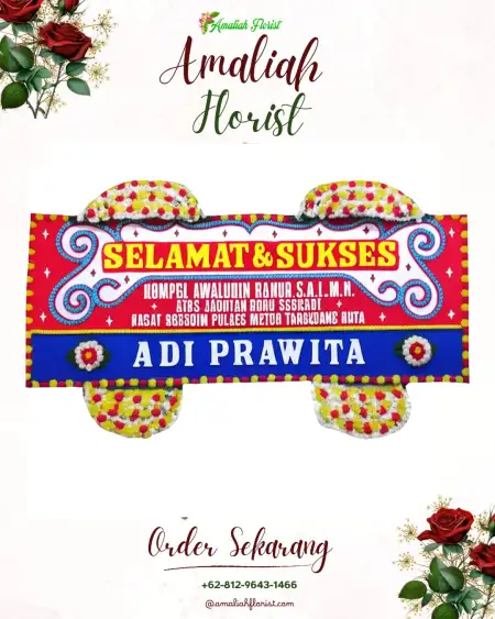 Papan Bunga Ucapan Selamat Nglandung